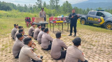 Komando dan Taktik Lapangan Diuji, Polres Gayo Lues Mantapkan Latihan Bersama