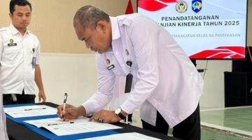 Lapas Pamekasan Tandatangani Perjanjian Kinerja Tahun Anggaran 2025, Perkuat Komitmen Capaian Kinerja yang Terukur dan Akuntabel