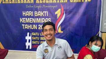 Rutan Kabanjahe Berkontribusi Dalam Kegiatan Donor Darah dan Pemeriksaan Kesehatan Gratis untuk Semarak HUT Kementerian Imigrasi dan Pemasyarakatan Ke-1 Tahun 2025