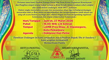 Seruan Deklarasi Besar Simpul Kemelayuan dan Elemen Masyarakat, Bersatu Memperjuangkan Tanah Ulayat dan Hak Masyarakat Adat