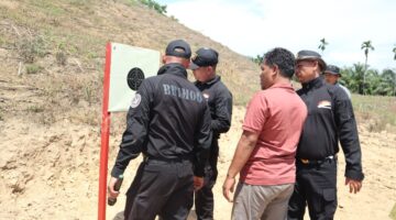 Latihan Bersama Polres Aceh Tenggara dan Perbakin, Tingkatkan Profesionalisme dan Kemahiran Menembak Personel