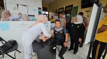 Polres Aceh Tenggara Gelar Rikkes Berkala TA 2026, Kapolres Turut Ikuti Pemeriksaan