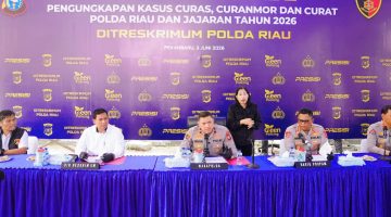5 Bulan Operasi, Polda Riau Sikat 525 Pelaku C3 dan Sita 189 Motor Curian